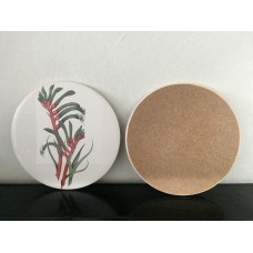 Ceramic Round Kangaroo Paw Pot Stand / Trivet